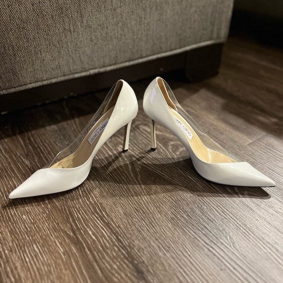 JIMMY CHOO
Cass 95 leather and PVC pumps - Size 7.5US - Picture 6 of 8